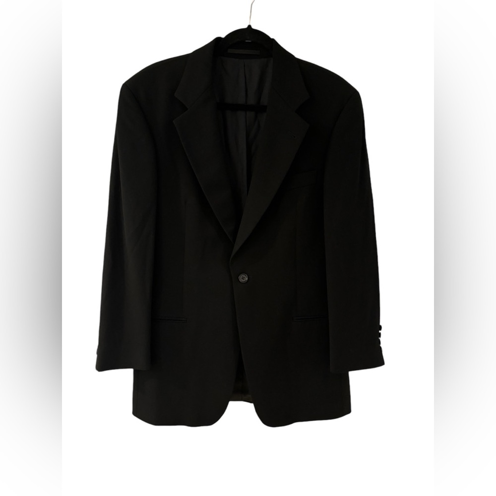 Hugo Boss 100% Virgin Wool Blazer Black Sz 40 US